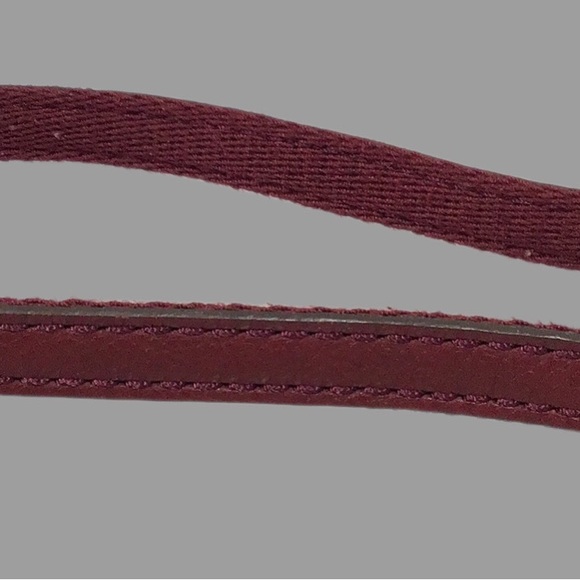 FOSSIL Issue No. 1954 Leather Crossbody, Boho, Oxblood Color, Key Dangler - Picture 8 of 10